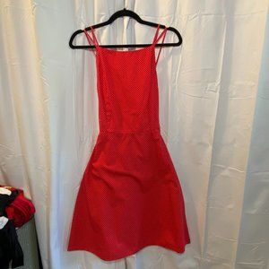Lucy Love Retro Red Pin Up Polka Dot Dress